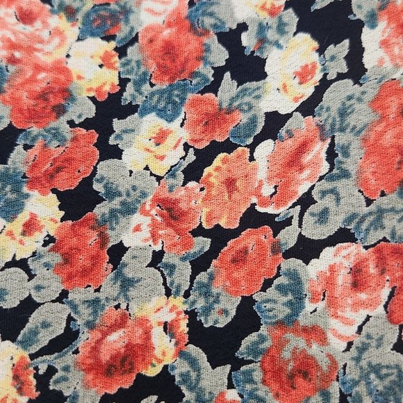 Reformation ditsy floral/moody floral viscose mini a-line skirt made in USA Sz 2 - Picture 4 of 8